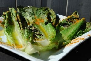 Grilled Romaine with Turmeric