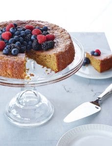 Glazed Citrus, Almond, And Olive Oil Cake